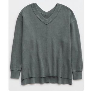 Aerie V Neck Sweatshirt